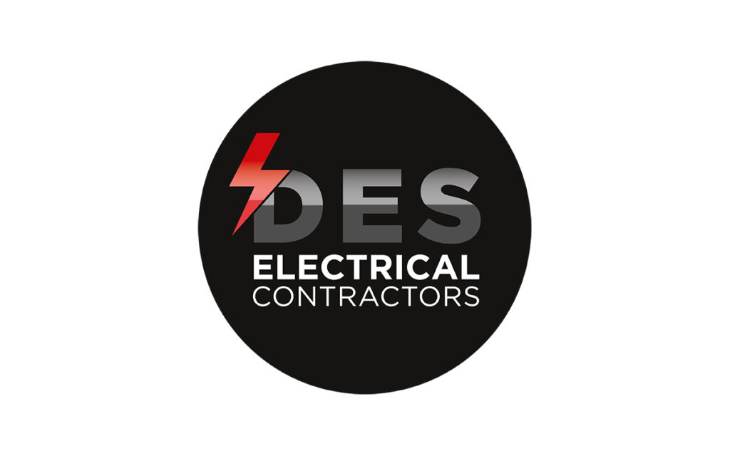 DES Electrical Contractors Logo Blk Web