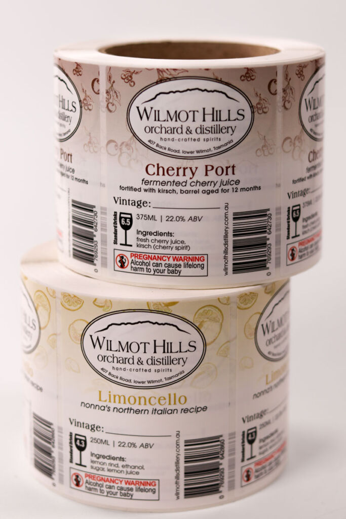 Wilmot Hills Wine Labels