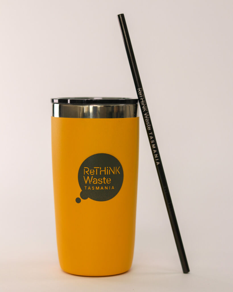 ReThink Waste Mug Straw Combo
