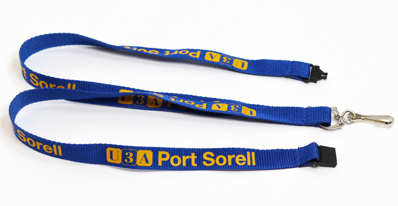 U3A Lanyards