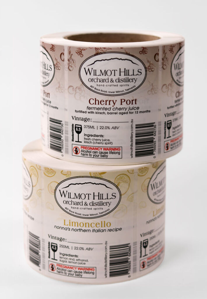 Wilmot Hills Wine Labels